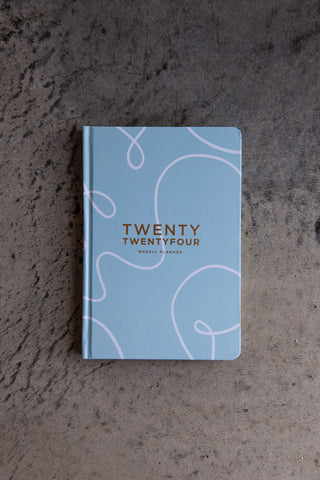 2024 Weekly Planner | Scribble Blue