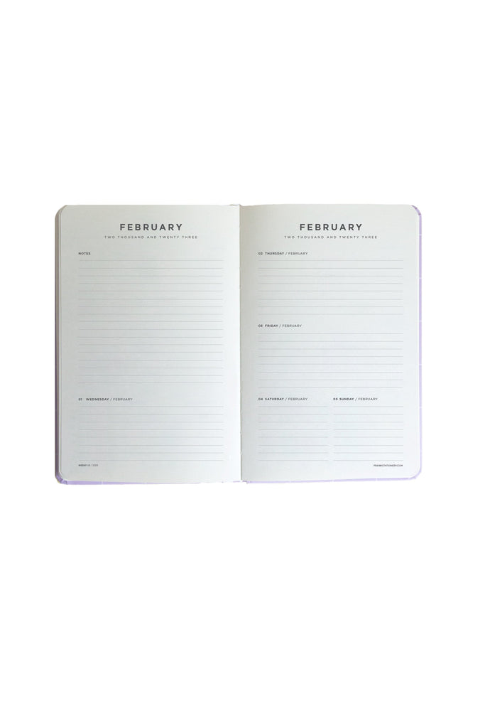 2024 Weekly Planner | Scribble Blue